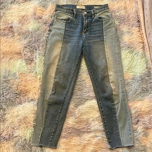 Pacsun Split Denim Straight Leg Jeans